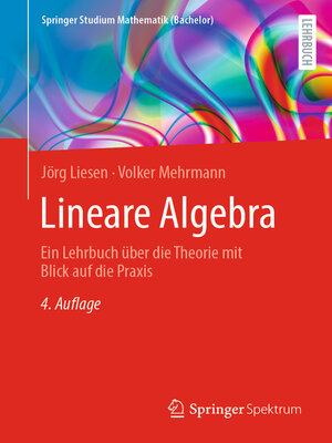 cover image of Lineare Algebra